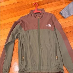 VINTAGE The North Face Men's Green and Brown Jacket